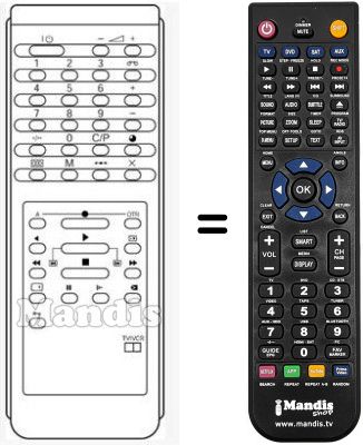 Replacement remote control AV 5636