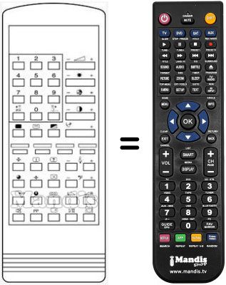 Replacement remote control FX-A