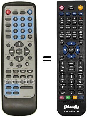 Replacement remote control E6900-X005A