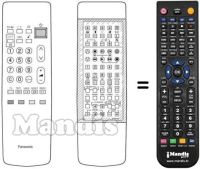 Replacement remote control EUR 50536