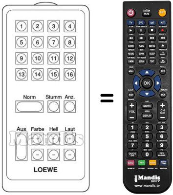 Replacement remote control FB 1