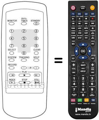 Replacement remote control FB 232
