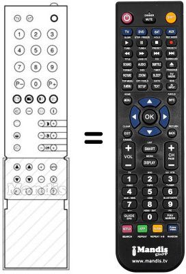 Replacement remote control FB 300