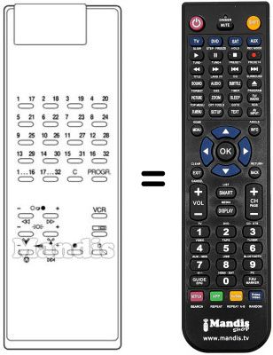 Replacement remote control FS 1