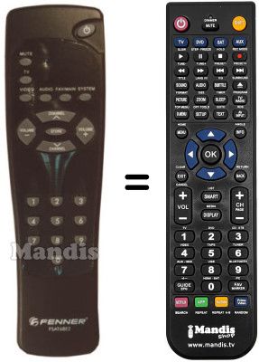 Replacement remote control F SAT 6BE2