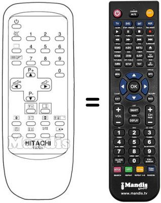 Replacement remote control FX 701
