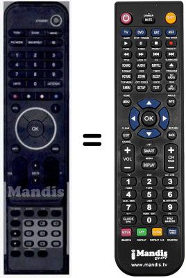 Replacement remote control NR-305