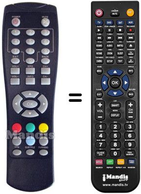 Replacement remote control I-CAN I-CAN 300 T SHADOW