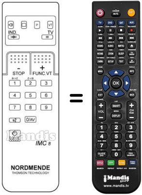 Replacement remote control IMC 8 Replacement remote control IMC 8