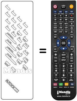 Replacement remote control INFRARED 2030