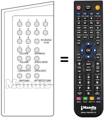 Replacement remote control IR 20 / 40