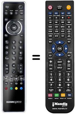 Replacement remote control Hannspree ST558-MBW