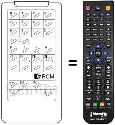 Replacement remote control ELCIT JUPITER X322 P Replacement remote control ELCIT JUPITER X322 P
