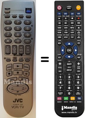Replacement remote control JVC HR-J470