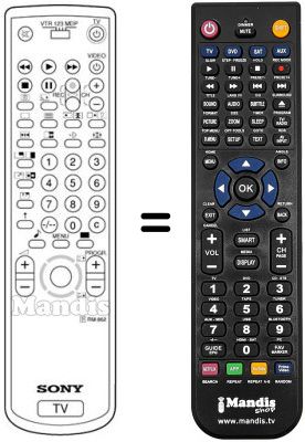 Replacement remote control Sony KV-29 FX60B / S