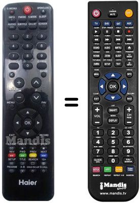 Replacement remote control Haier LE29C810