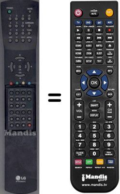Replacement remote control 6710V00007C