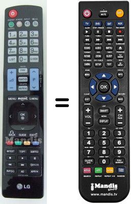 Replacement remote control AKB72914208