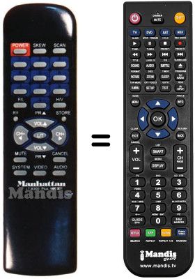 Replacement remote control LT 6300 PLUS MK II