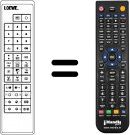 Replacement remote control FB 70