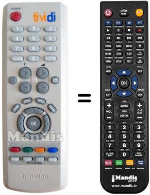 Replacement remote control Samsung DCB B360 G