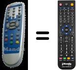 Replacement remote control Metronic ZAPBOX EASY 3