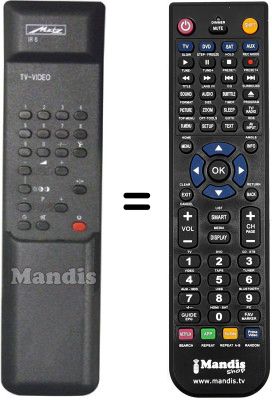 Replacement remote control Metz 6262