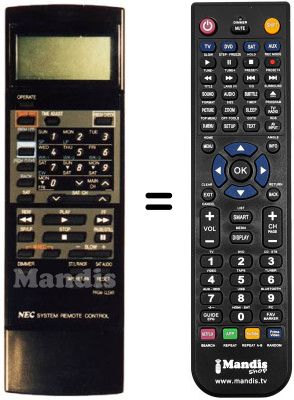 Replacement remote control NS-7000