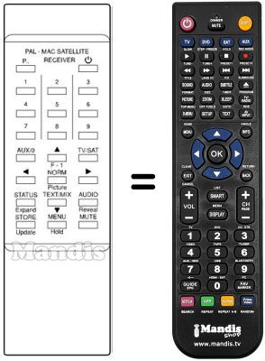 Replacement remote control OR 42
