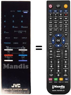 Replacement remote control PQ 10342 H5