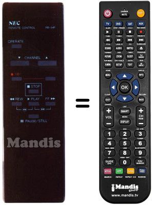 Replacement remote control RB-34 P