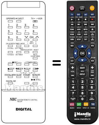 Replacement remote control 7979.9514 Replacement remote control 7979.9514