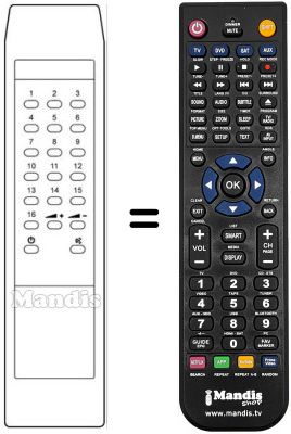 Replacement remote control 300.38293