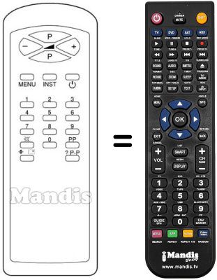 Replacement remote control 3950