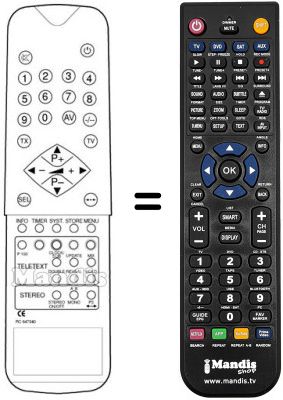 Replacement remote control Grandin 70 MBI 99