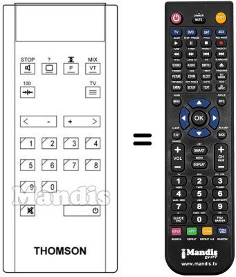 Replacement remote control Nogamatic TE 5171 PSN