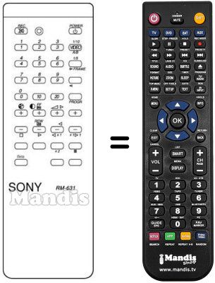 Replacement remote control RM-631
