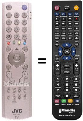 Replacement remote control JVC PD 35D30