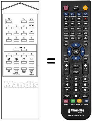 Replacement remote control Samsung CB 5013 Z