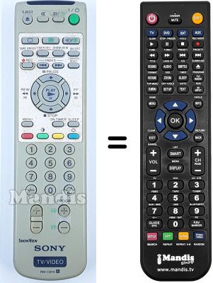Replacement remote control Sony KV-21 FV1E