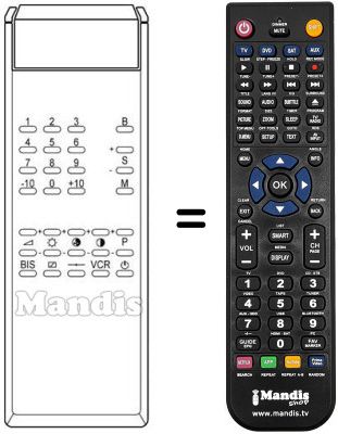 Replacement remote control S 93 MD