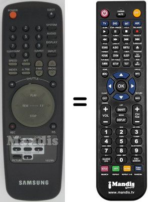 Replacement remote control 10329 N