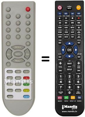 Replacement remote control Seitech SE20SKLCD