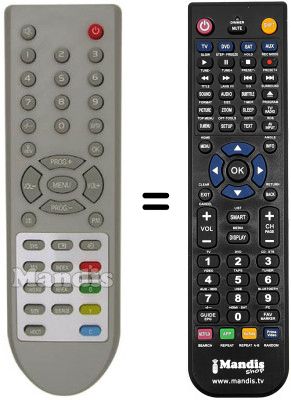 Replacement remote control Seitech SL20SKLCD