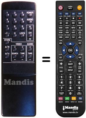 Replacement remote control SR 022