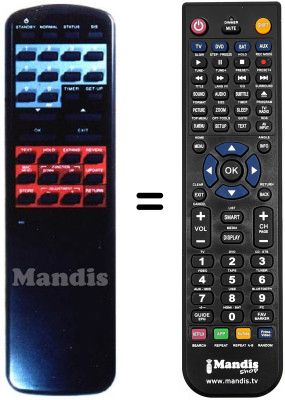 Replacement remote control SRD 650