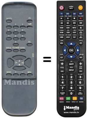Replacement remote control ST 21
