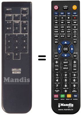 Replacement remote control SUNSTAR SR 1000