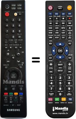 Replacement remote control Samsung LE 46N7