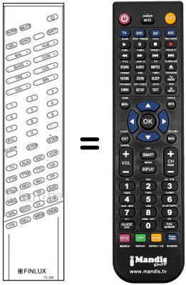 Replacement remote control TC 300